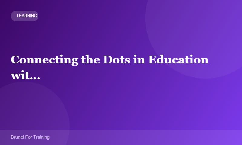 Connecting the Dots in Education with Learning Nexus